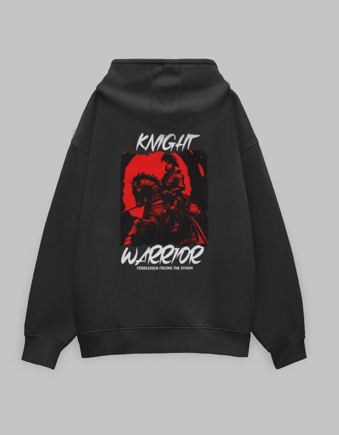 Knight Warrior Unisex Oversized Printed Hoodie