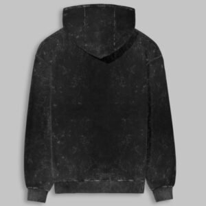 Sher Puttar Unisex Acid Washed Printed Hoodie