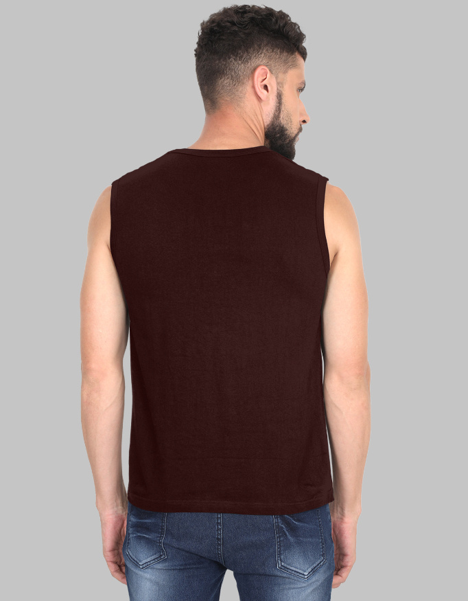 Lion Men's Sleeveless Printed T-Shirt - Image 6