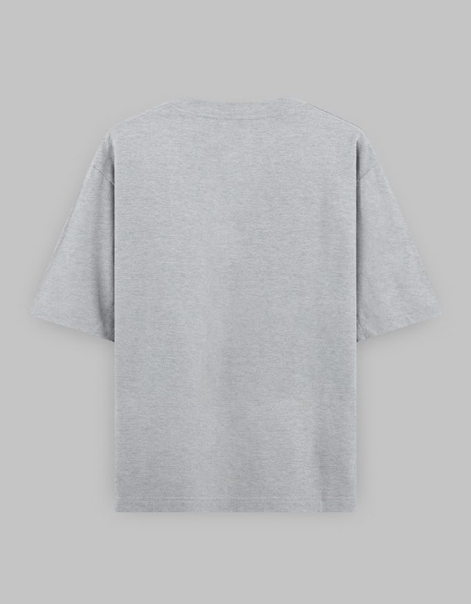 Night Thinker Unisex Oversized Classic Printed T-Shirt - Image 4