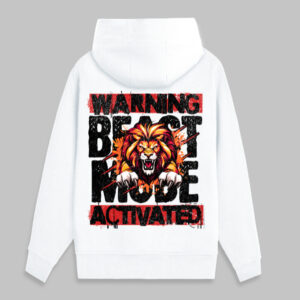 Beast Mode Unisex Zip Printed Hoodie