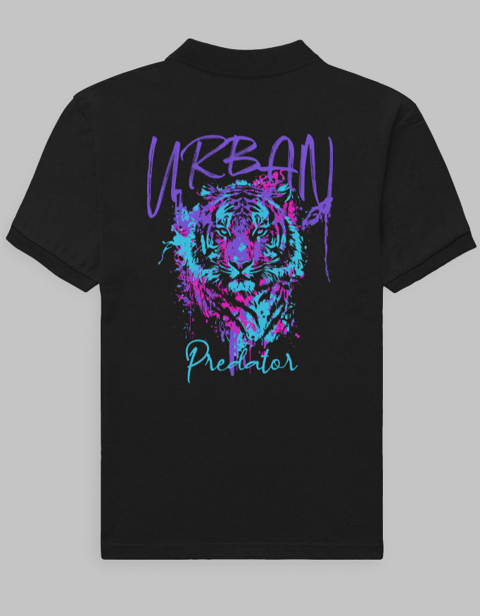 Urban Men's Polo Printed T-Shirt - Image 2