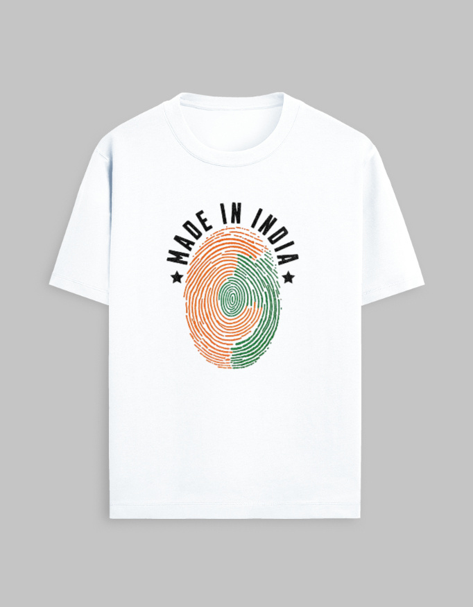 Made in India Unisex Standard Crew Printed T-Shirt