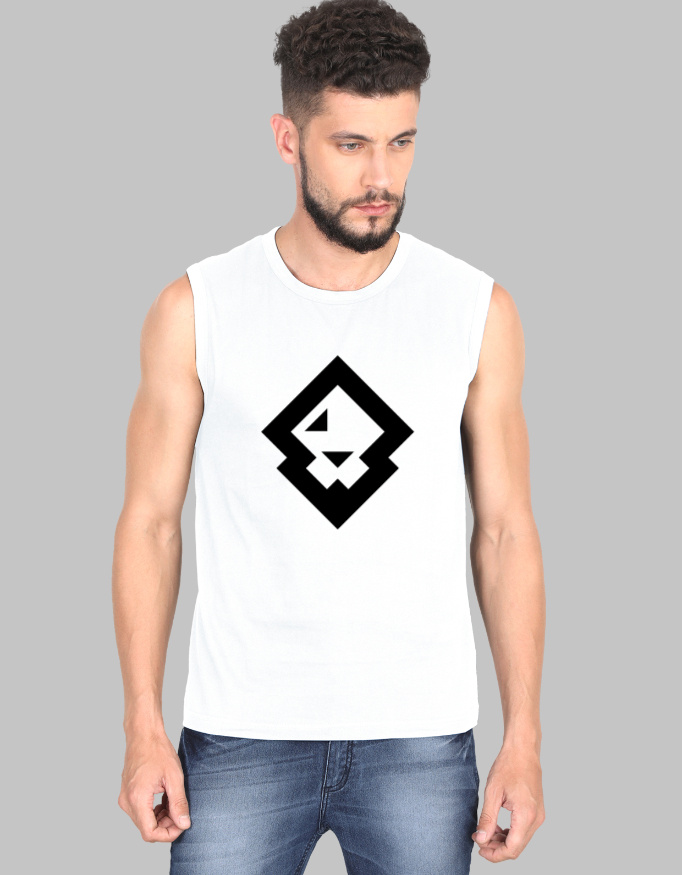 Sher Puttar Men's Sleeveless Printed T-Shirt