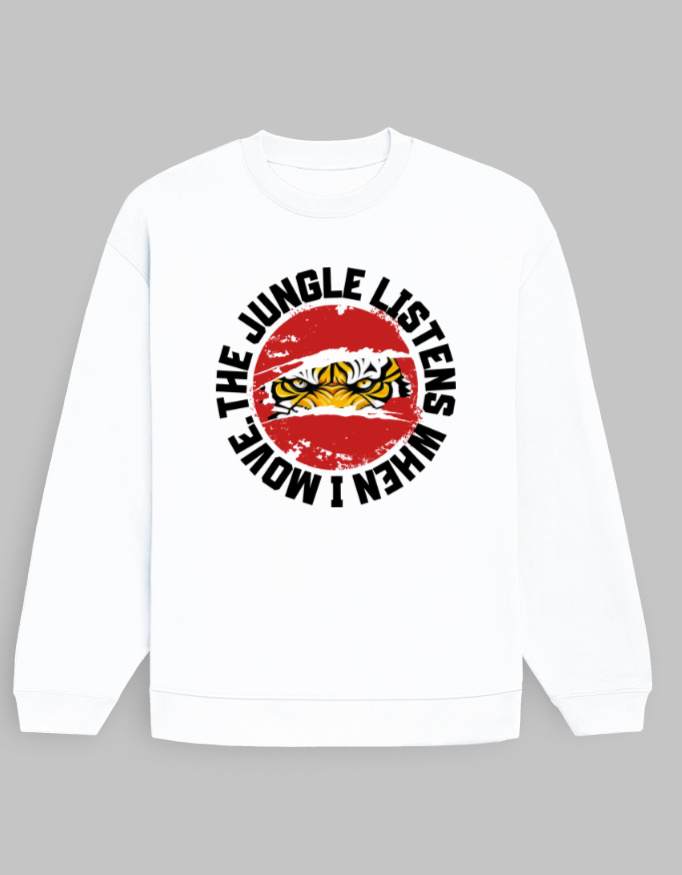 The Jungle Unisex Oversized Printed Sweatshirt