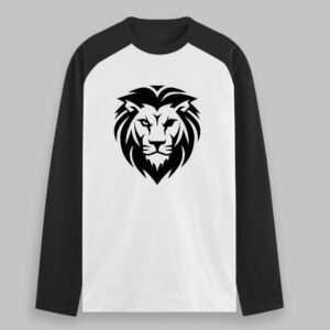 Lion Unisex Raglan Printed T-Shirt