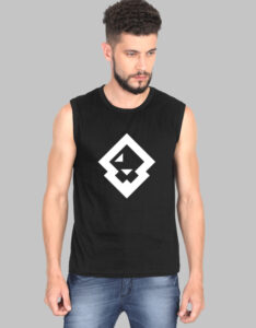 Sher Puttar Men's Sleeveless Printed T-Shirt