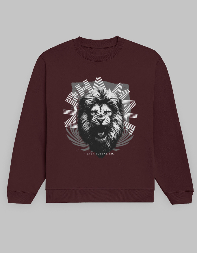 Alpha Male Unisex Printed Sweatshirt - Image 2