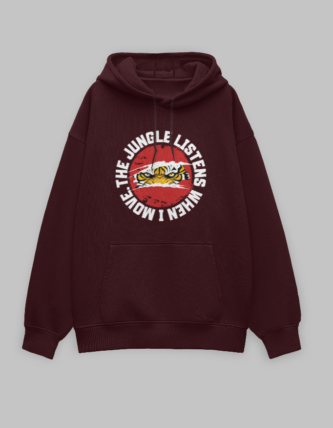 The Jungle Unisex Oversized Printed Hoodie - Image 7