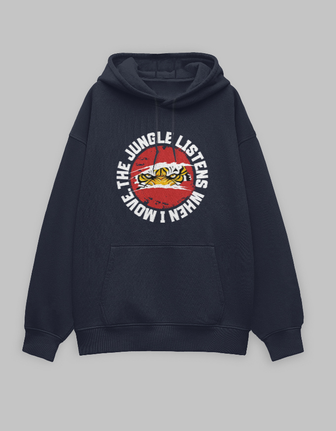 The Jungle Unisex Oversized Printed Hoodie - Image 3