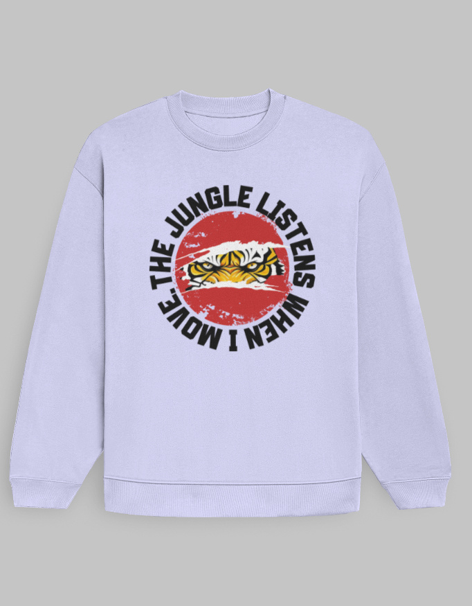 The Jungle Unisex Oversized Printed Sweatshirt - Image 5