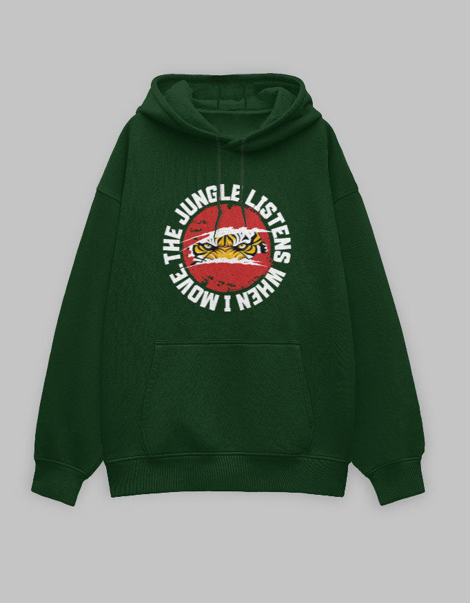 The Jungle Unisex Oversized Printed Hoodie - Image 5