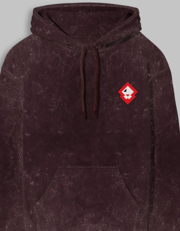 Live With Honor Unisex Acid Washed Printed Hoodie - Image 8