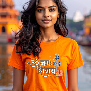 Om Namah Shivay, Unisex Classic Crew T-Shirt (Regular Fit)