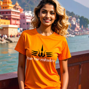 Har Har Mahadev, Unisex Classic Crew T-Shirt (Regular Fit)
