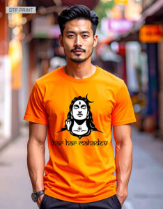 Har Har Mahadev, Unisex Classic Crew T-Shirt (Regular Fit)
