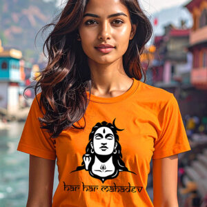 Har Har Mahadev, Unisex Classic Crew T-Shirt (Regular Fit)