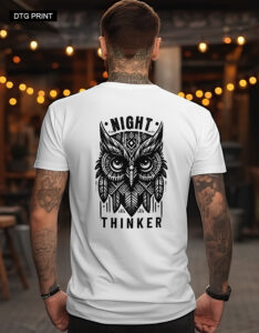 Night Thinker, Unisex Classic Crew T-Shirt (Regular Fit)