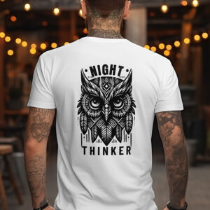Night Thinker, Unisex Classic Crew T-Shirt (Regular Fit)