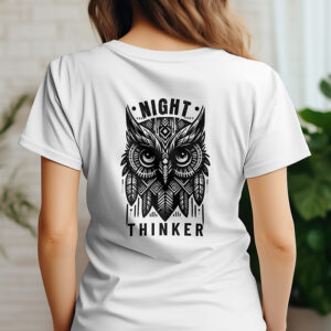 Night Thinker, Unisex Classic Crew T-Shirt (Regular Fit)